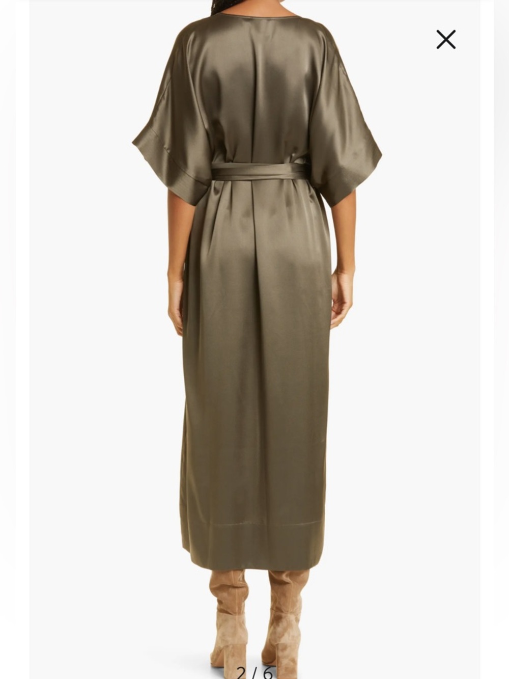 Careste Talitha Silk Caftan Dress - Picture 4 of 7